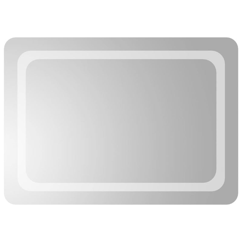 vidaXL LED-es fürdőszobatükör 50 x 70 cm