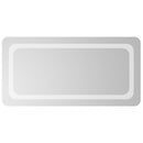 vidaXL LED-es fürdőszobatükör 40x80 cm
