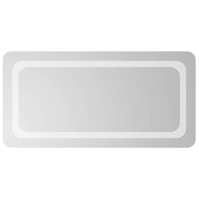 vidaXL LED-es fürdőszobatükör 40x80 cm