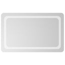 vidaXL LED-es fürdőszobatükör 50x80 cm