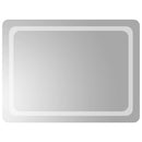 vidaXL LED-es fürdőszobatükör 60x80 cm