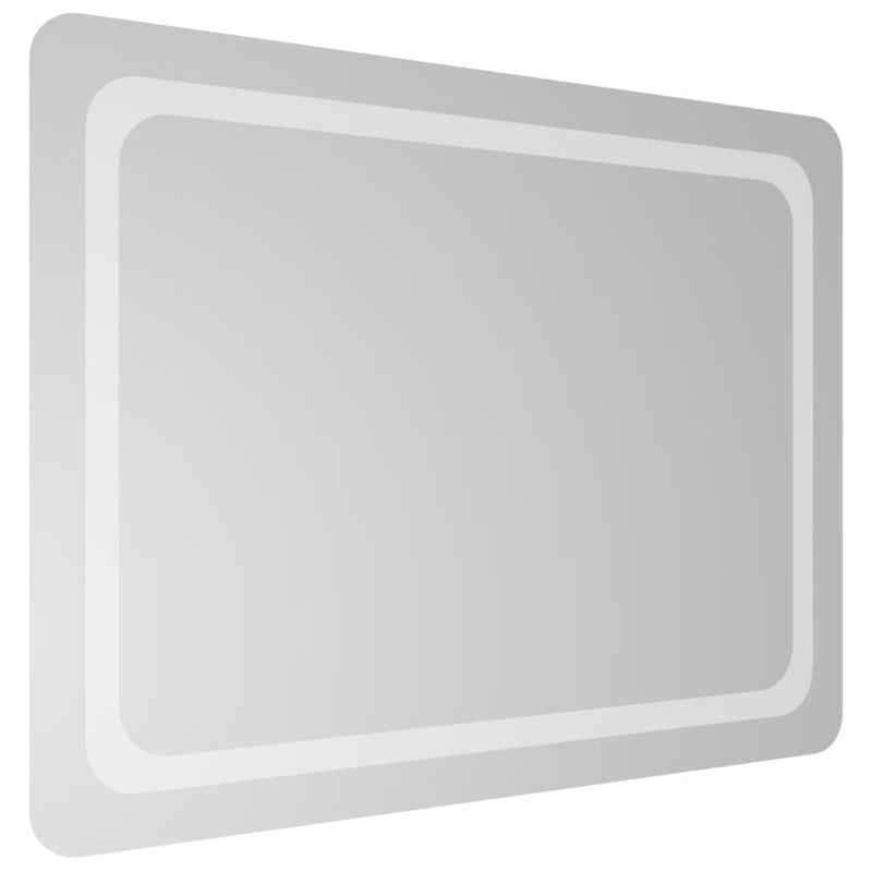 vidaXL LED-es fürdőszobatükör 60x80 cm