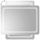 vidaXL LED-es fürdőszobatükör 60x80 cm