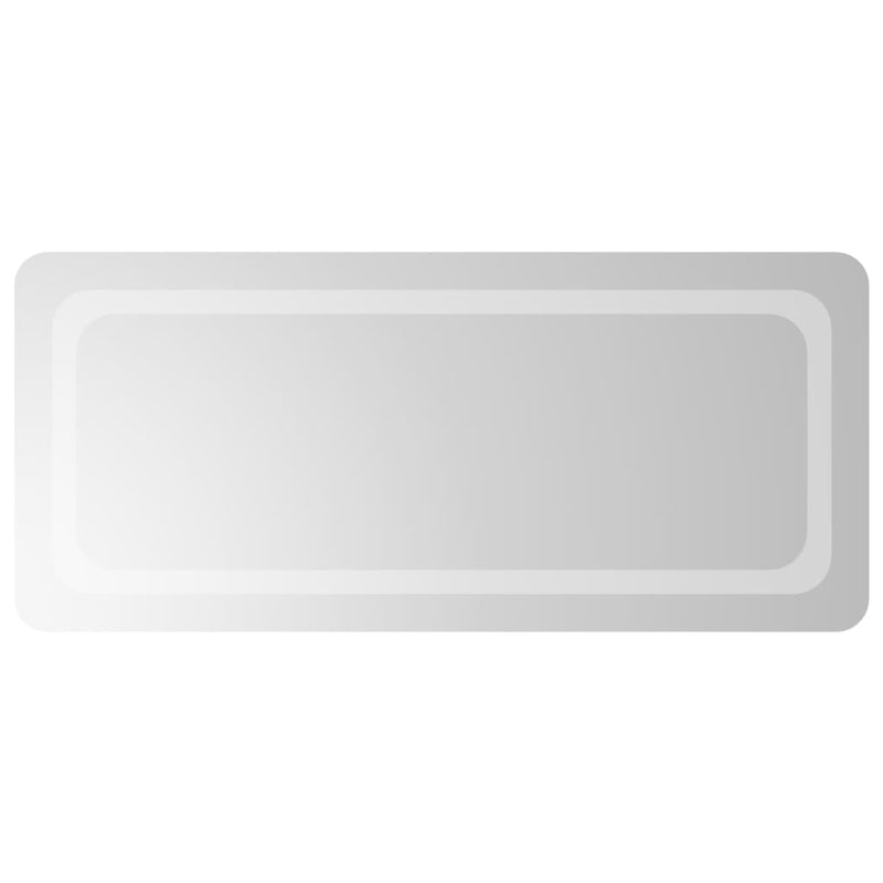 vidaXL LED-es fürdőszobatükör 40x90 cm