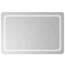 vidaXL LED-es fürdőszobatükör 60x90 cm