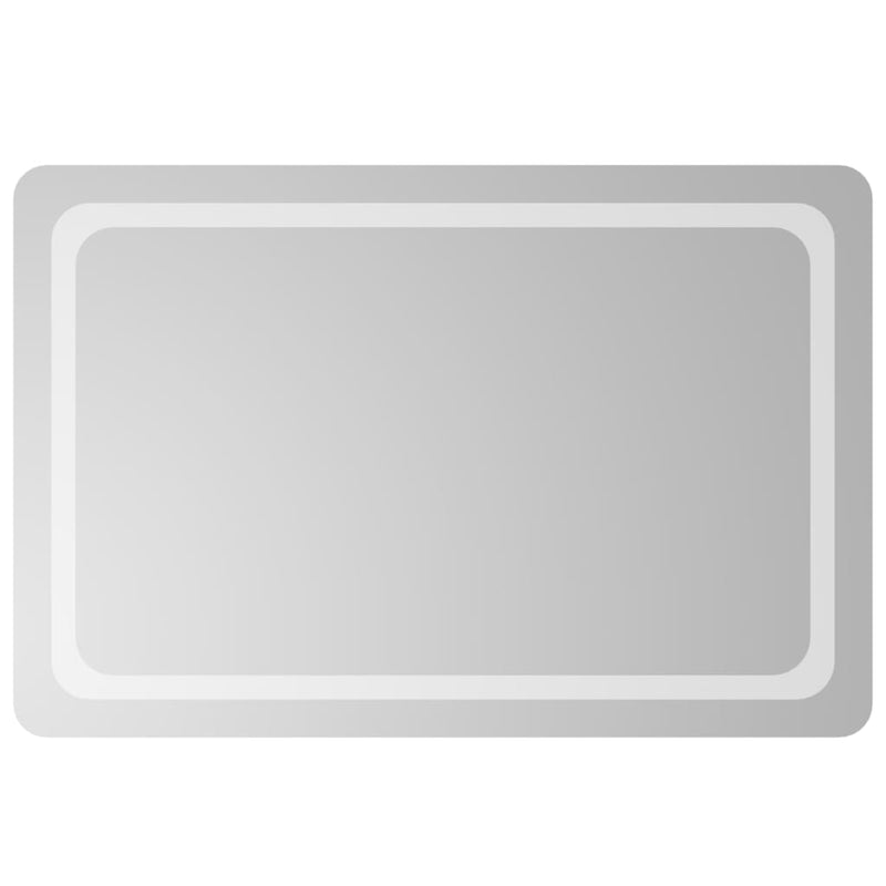 vidaXL LED-es fürdőszobatükör 60x90 cm