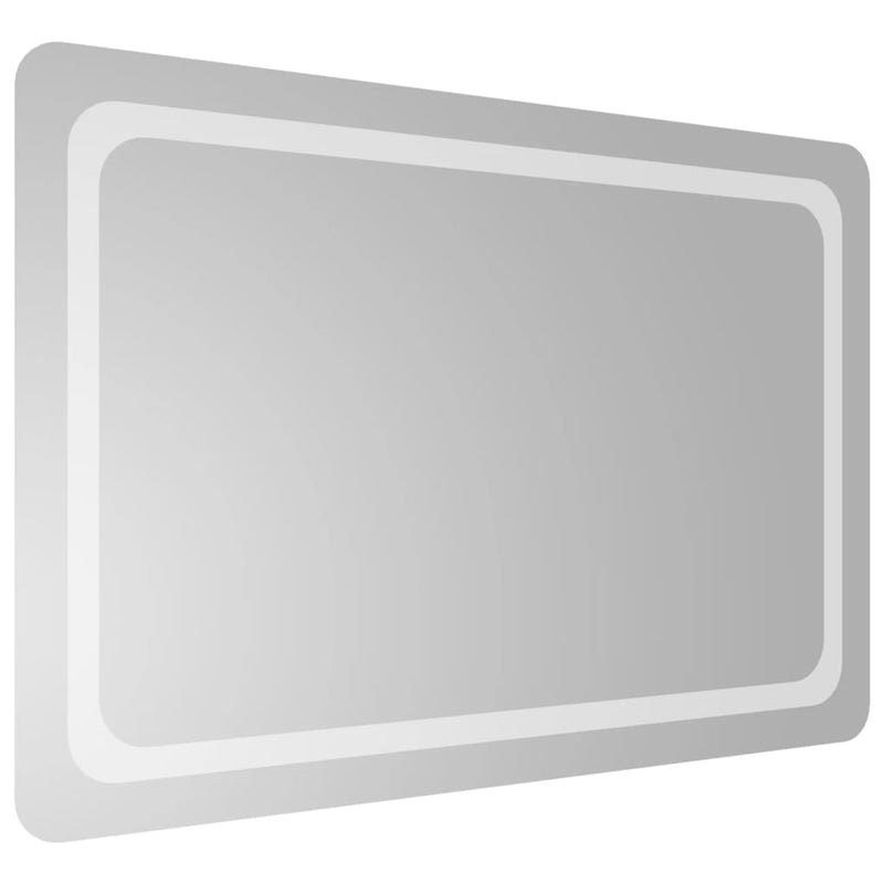 vidaXL LED-es fürdőszobatükör 60x90 cm