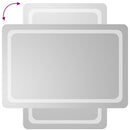vidaXL LED-es fürdőszobatükör 60x90 cm