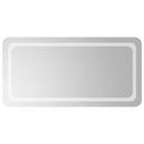 vidaXL LED-es fürdőszobatükör 50x100 cm