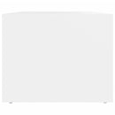 vidaXL fehér szerelt fa dohányzóasztal 80 x 50 x 40 cm