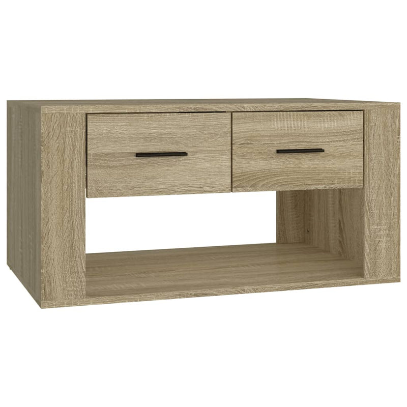 vidaXL sonoma tölgy színű szerelt fa dohányzóasztal 80 x 50 x 40 cm