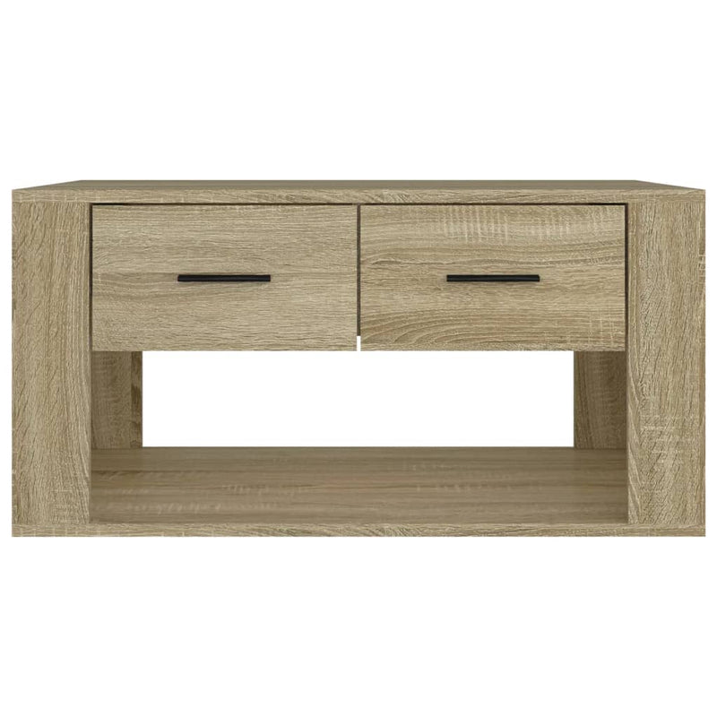 vidaXL sonoma tölgy színű szerelt fa dohányzóasztal 80 x 50 x 40 cm