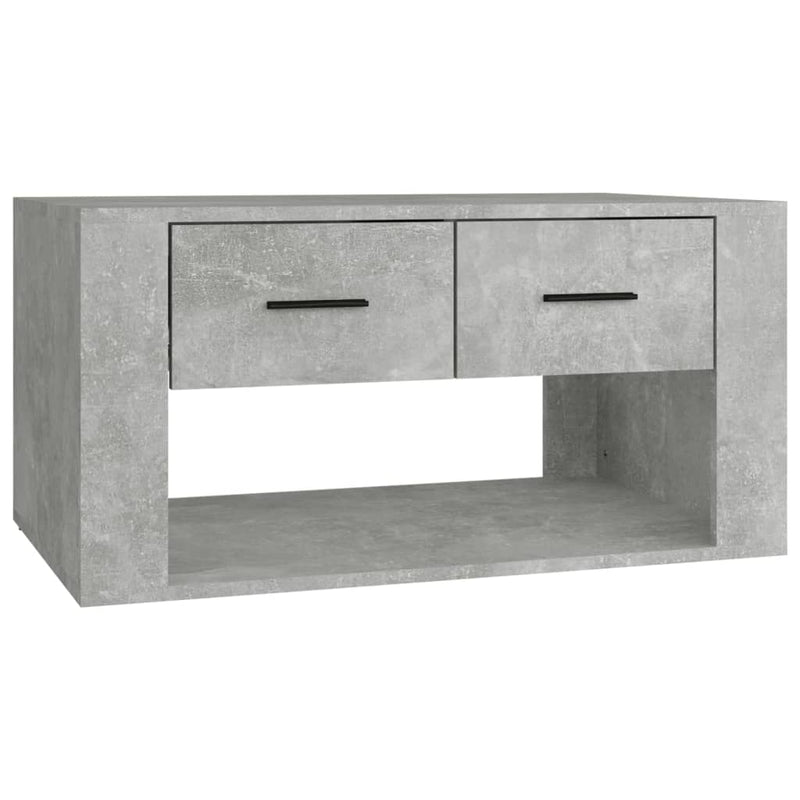 vidaXL betonszürke szerelt fa dohányzóasztal 80x50x40 cm