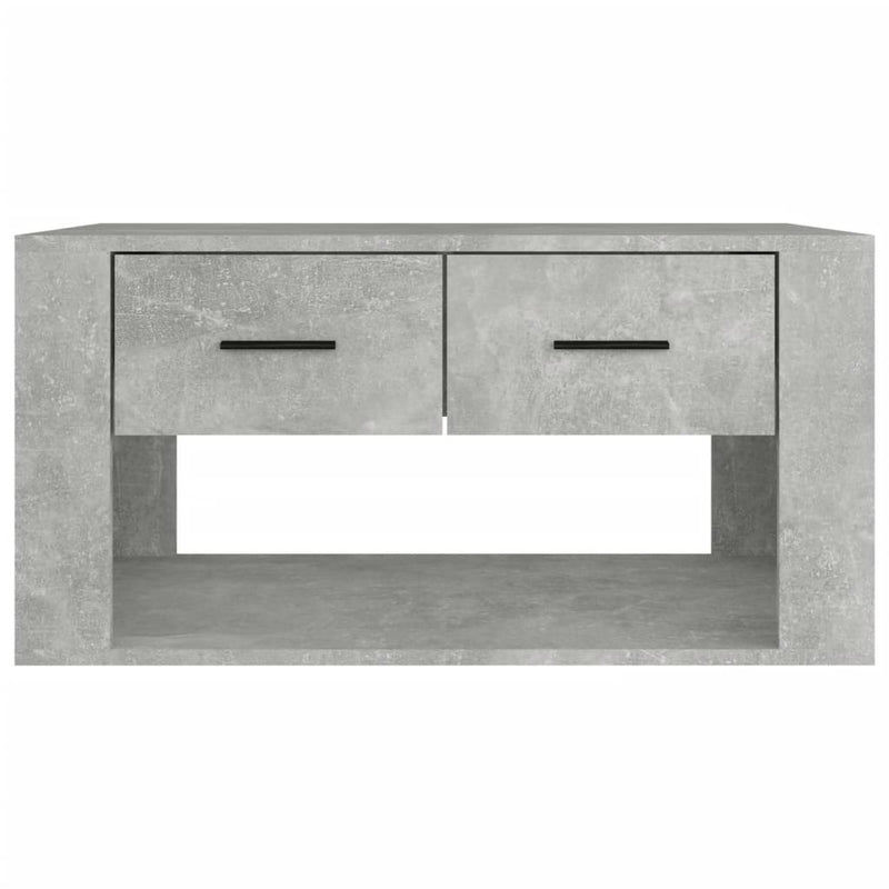 vidaXL betonszürke szerelt fa dohányzóasztal 80x50x40 cm