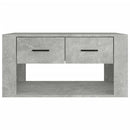 vidaXL betonszürke szerelt fa dohányzóasztal 80x50x40 cm