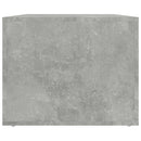 vidaXL betonszürke szerelt fa dohányzóasztal 80x50x40 cm