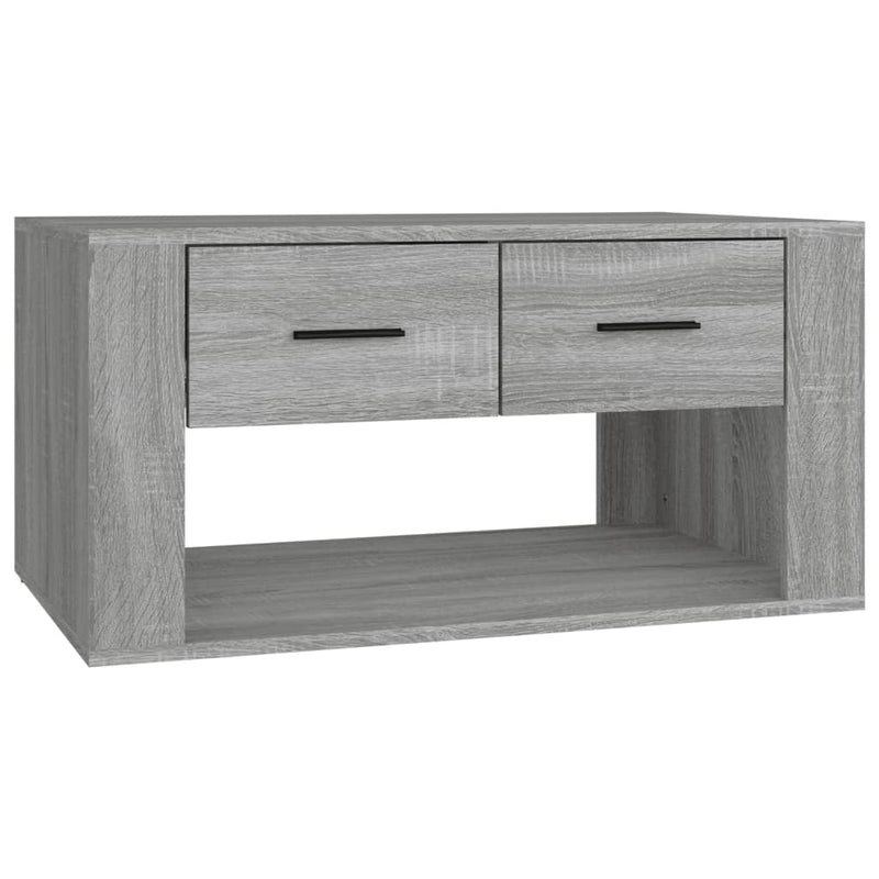 vidaXL szürke sonoma színű szerelt fa dohányzóasztal 80 x 50 x 40 cm