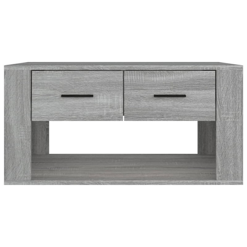 vidaXL szürke sonoma színű szerelt fa dohányzóasztal 80 x 50 x 40 cm