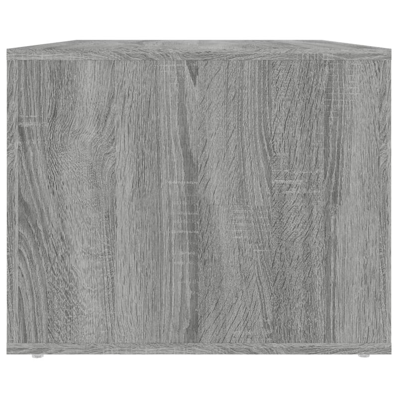 vidaXL szürke sonoma színű szerelt fa dohányzóasztal 80 x 50 x 40 cm