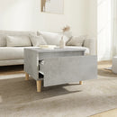 vidaXL 2 db betonszürke szerelt fa kisasztal 50x 46 x 35 cm