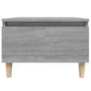 vidaXL 2 db szürke sonoma színű szerelt fa kisasztal 50x46x35 cm