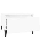 vidaXL 2 db magasfényű fehér szerelt fa éjjeliszekrény 50 x 46 x 35 cm