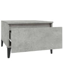 vidaXL betonszürke szerelt fa dohányzóasztal 90x49x45 cm