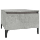 vidaXL 2 db betonszürke szerelt fa kisasztal 50x 46 x 35 cm