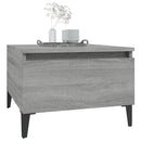 vidaXL 2 db szürke sonoma színű szerelt fa kisasztal 50x46x35 cm