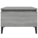 vidaXL 2 db szürke sonoma színű szerelt fa kisasztal 50x46x35 cm