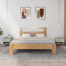 vidaXL 2 db betonszürke szerelt fa éjjeliszekrény 50x 46 x 50 cm