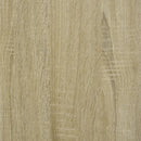 vidaXL 2 db sonoma tölgy színű szerelt fa kisasztal 50x46x50 cm