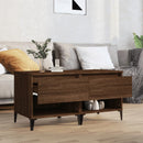 vidaXL 2 db barna tölgyszínű szerelt fa kisasztal 50 x 46 x 50 cm