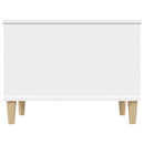 vidaXL fehér szerelt fa dohányzóasztal 60x44,5x45 cm