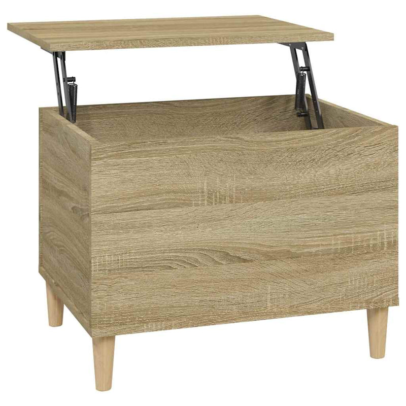 vidaXL sonoma tölgy színű szerelt fa dohányzóasztal 60x44,5x45 cm