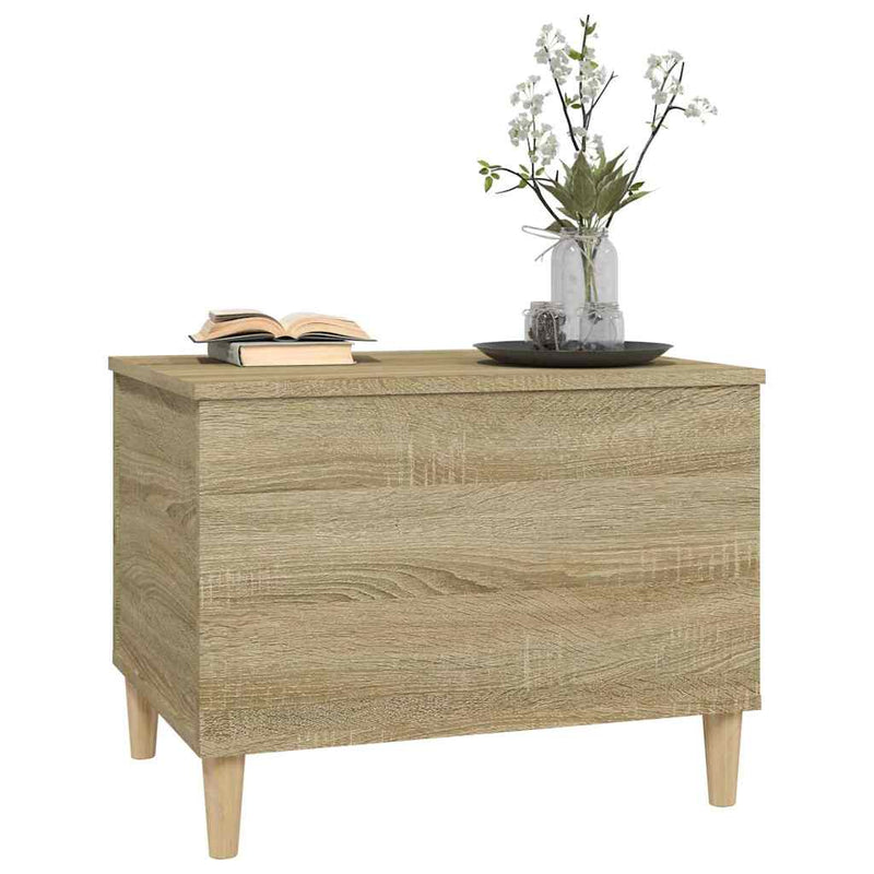 vidaXL sonoma tölgy színű szerelt fa dohányzóasztal 60x44,5x45 cm