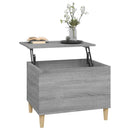 vidaXL szürke sonoma színű szerelt fa dohányzóasztal 60x44,5x45 cm