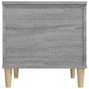 vidaXL szürke sonoma színű szerelt fa dohányzóasztal 60x44,5x45 cm