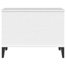 vidaXL fehér szerelt fa dohányzóasztal 60x44,5x45 cm