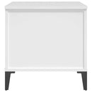 vidaXL fehér szerelt fa dohányzóasztal 60x44,5x45 cm