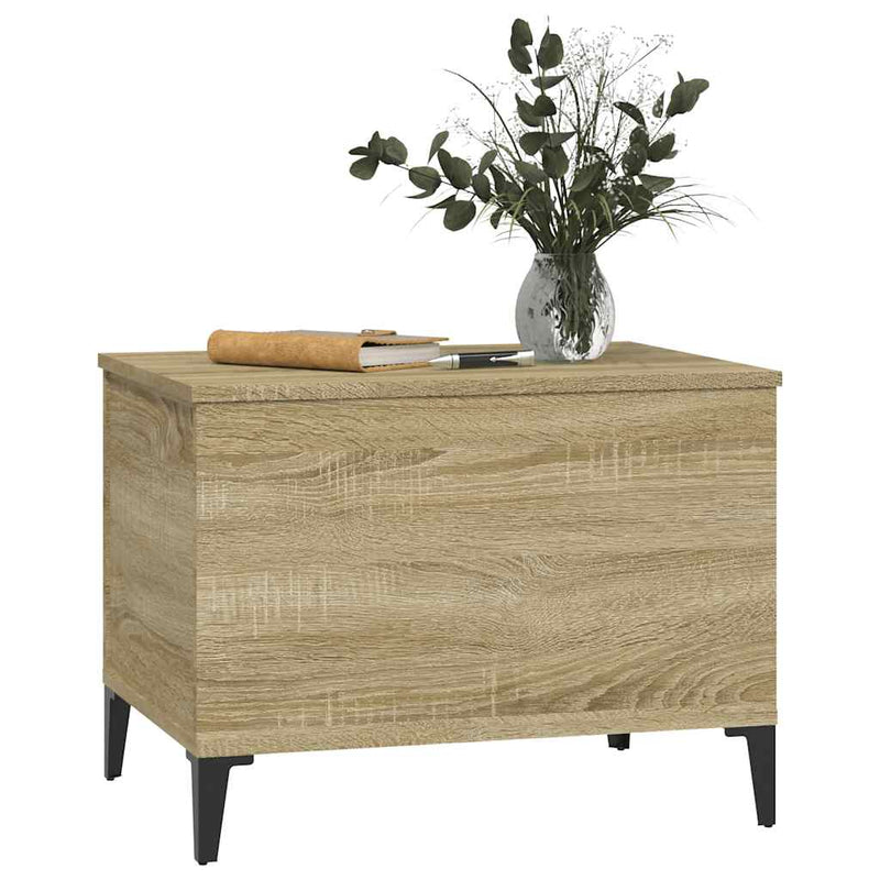 vidaXL sonoma tölgy színű szerelt fa dohányzóasztal 60x44,5x45 cm