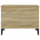 vidaXL sonoma tölgy színű szerelt fa dohányzóasztal 60x44,5x45 cm