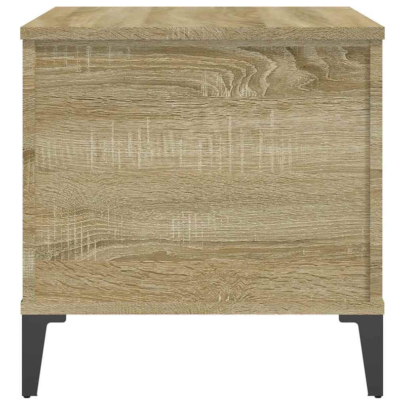 vidaXL sonoma tölgy színű szerelt fa dohányzóasztal 60x44,5x45 cm