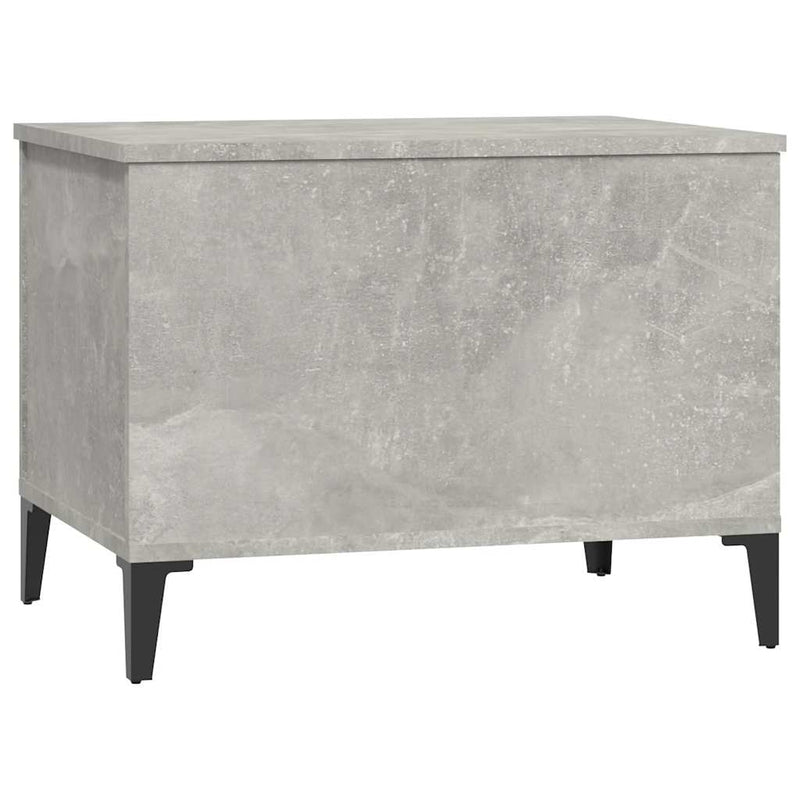 vidaXL betonszürke szerelt fa dohányzóasztal 60 x 44,5 x 45 cm