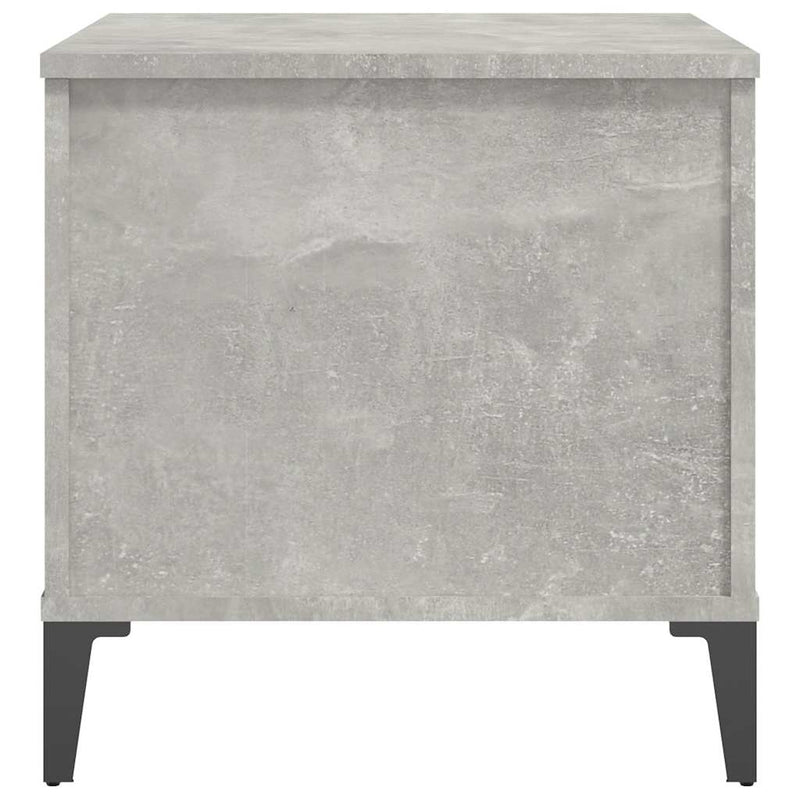 vidaXL betonszürke szerelt fa dohányzóasztal 60 x 44,5 x 45 cm