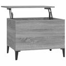 vidaXL szürke sonoma színű szerelt fa dohányzóasztal 60x44,5x45 cm