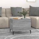 vidaXL szürke sonoma színű szerelt fa dohányzóasztal 60x44,5x45 cm