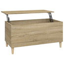 vidaXL sonoma tölgy színű szerelt fa dohányzóasztal 90x44,5x45 cm