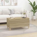 vidaXL sonoma tölgy színű szerelt fa dohányzóasztal 90x44,5x45 cm