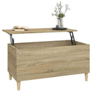 vidaXL sonoma tölgy színű szerelt fa dohányzóasztal 90x44,5x45 cm